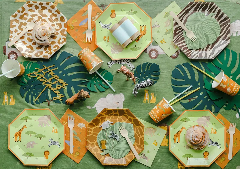 SERVIETTER - Monstera Blad - 12 pk - PartyDeco