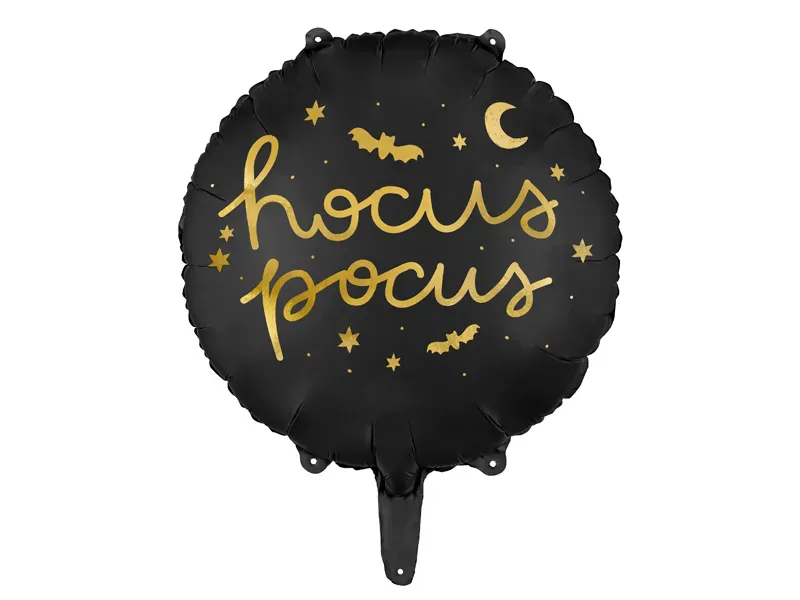 BALLONG – Hocus Pocus – Svart og gull – PartyDeco