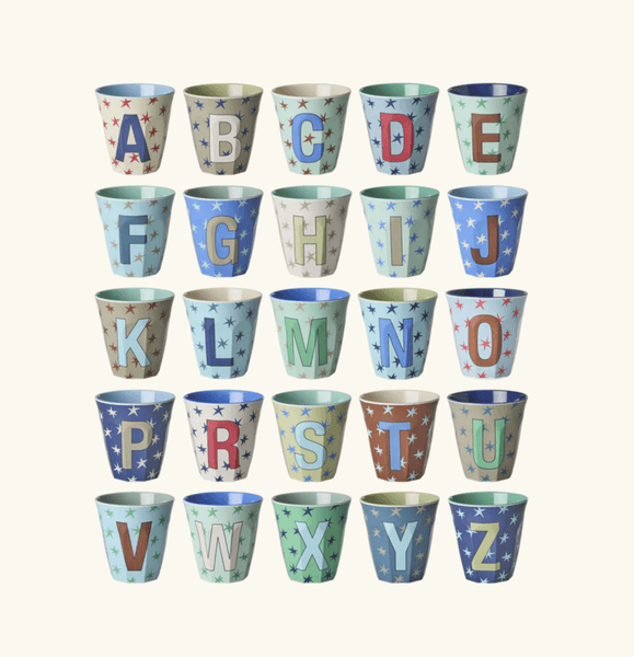 Hovedbilde MEDIUM KOPP – Pastell blåtoner med stjerner – ...