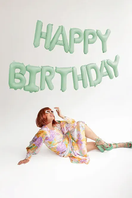 Hovedbilde BALLONG – Happy Birthday – Mintgrønn – ...