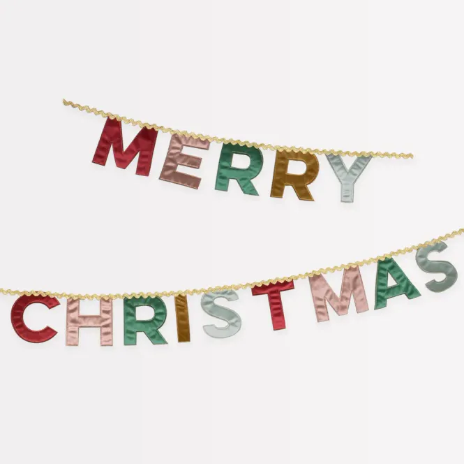 Hovedbilde GIRLANDER – Merry Christmas i fløyel – Meri ...