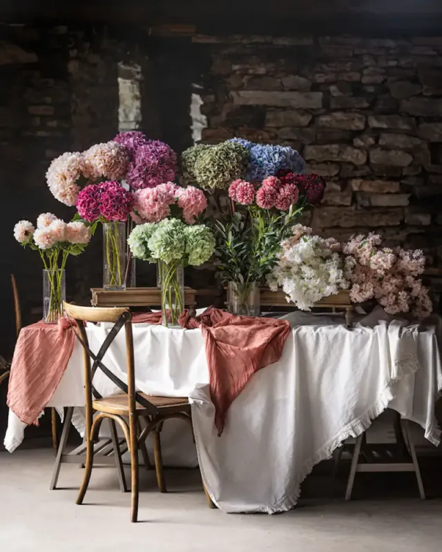 KUNSTIG BLOMST – Dahlia Aprikos – Alot