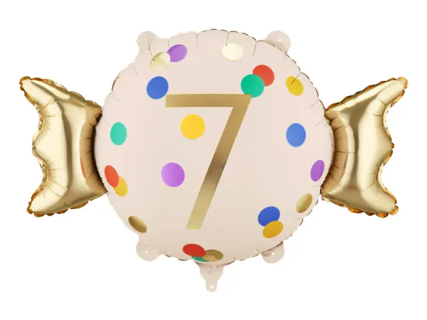 Hovedbilde FOLIEBALLONG – Candy Dots – Tall 7 – ...