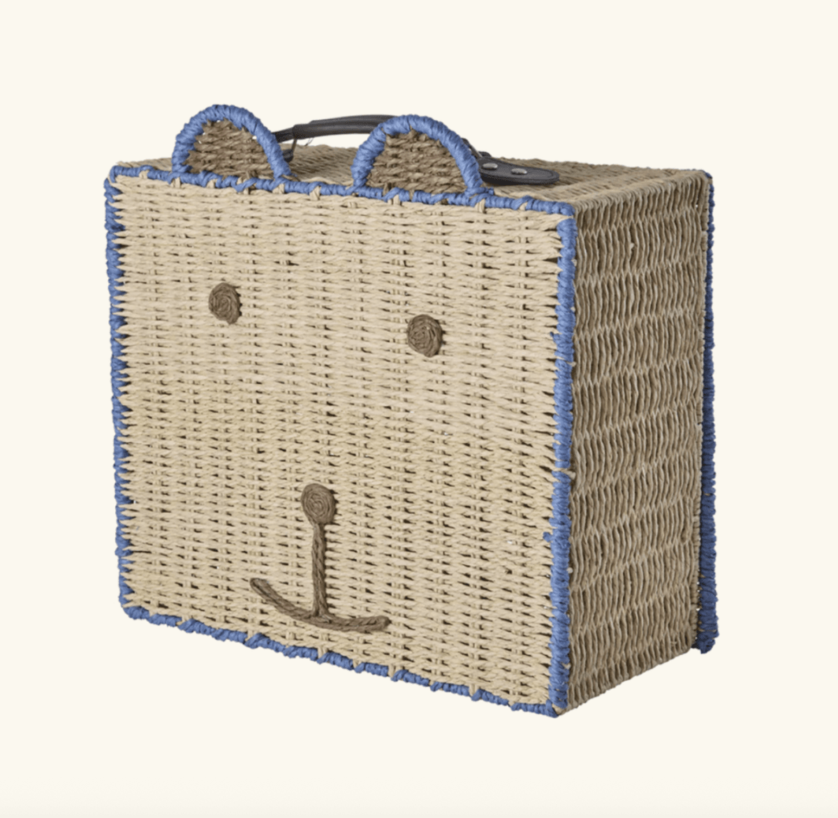 KOFFERT – Bjørn med blå kant – Rice