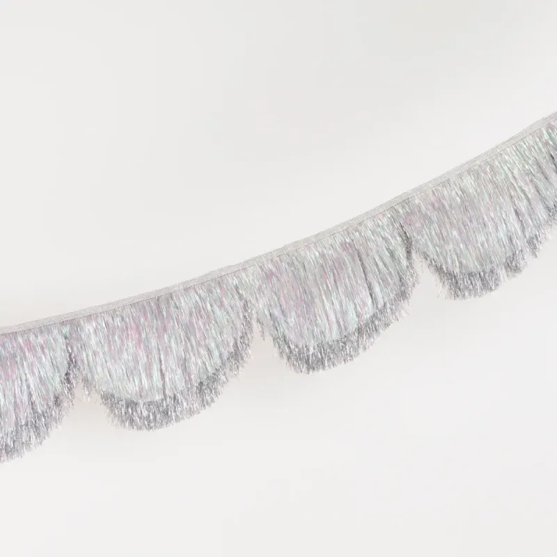 GIRLANDER – Glitterfrynser i sølv – Meri Meri
