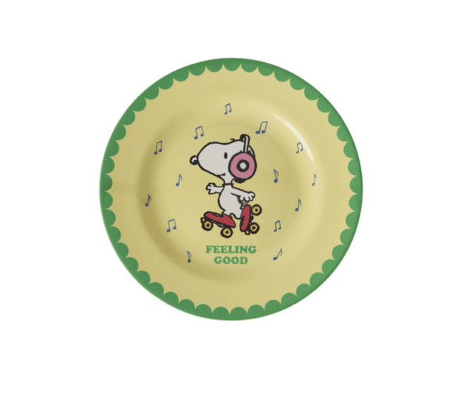 Hovedbilde ASJETT – Gul Snoopy Print – Rice x Peanuts