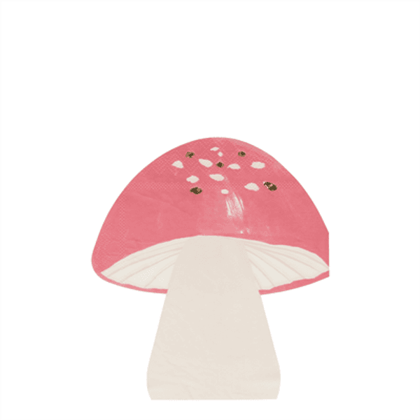 Hovedbilde SERVIETTER – Sopp – 16 stk – Meri Meri