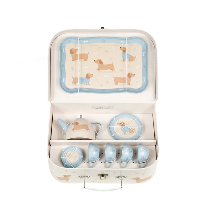 Hovedbilde TESETT I KOFFERT – Dachshund – Sass & Belle