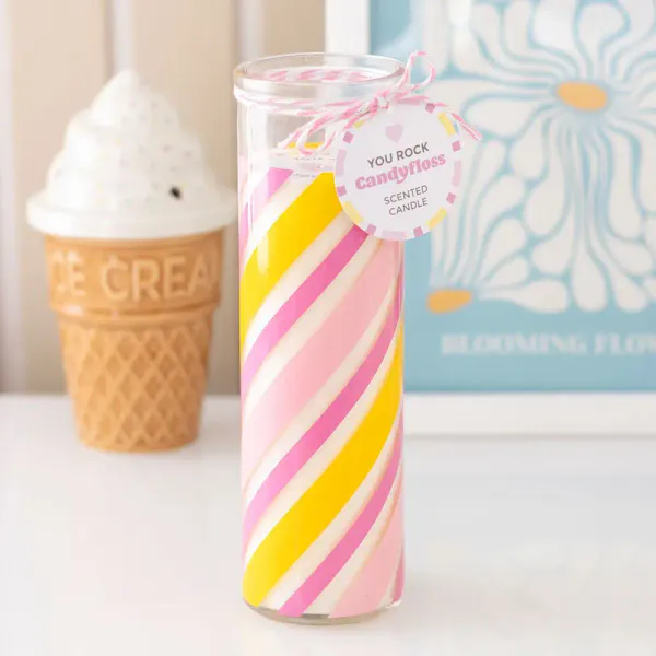 Hovedbilde DUFTLYS – Candy Stripe Candyfloss – Something ...