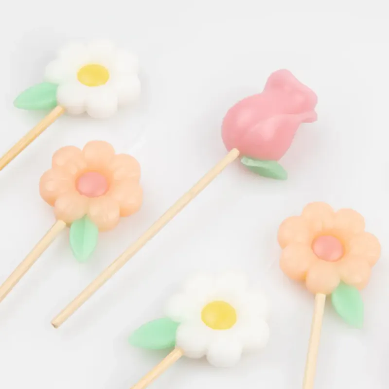 BURSDAGSLYS – Blomster i pastell – 9-pk – Meri Meri
