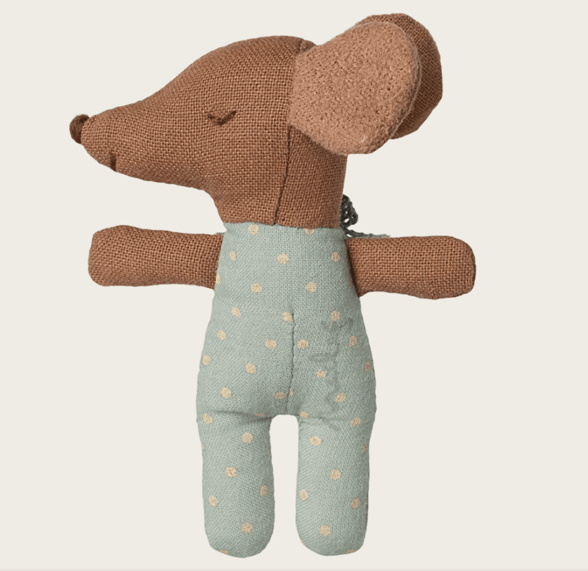 BABYMUS I FYRSTIKKESKE – Blå – Maileg