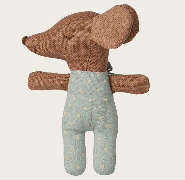 Hovedbilde BABYMUS I FYRSTIKKESKE – Blå – Maileg