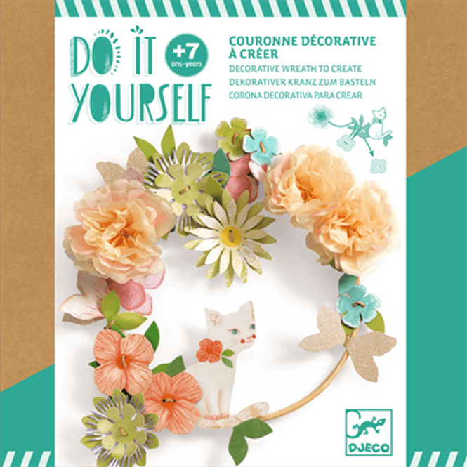 Hovedbilde HOBBYSETT – Lag en blomsterkrans – Djeco