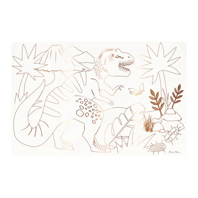 Hovedbilde FARGELEGGINGSARK – Dinosaurer – 8-pk – ...