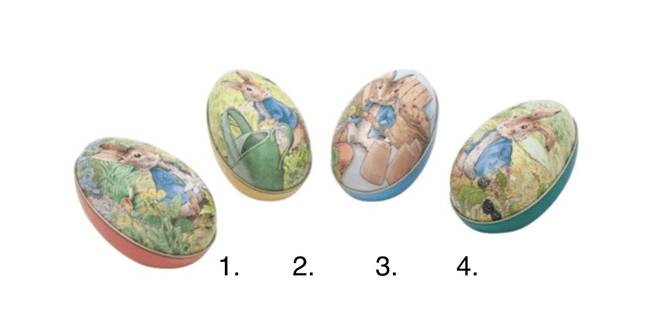 Hovedbilde PÅSKEEGG – Peter Rabbit – Metall – ...