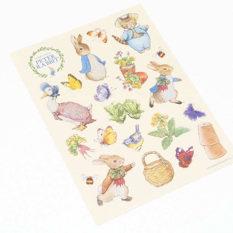 KLISTREMERKER – Peter Rabbit og venner – 10 ark – Meri Meri